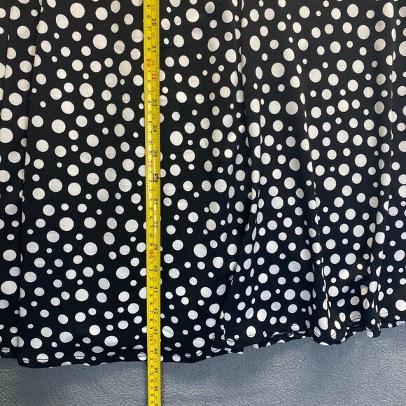 Perceptions New York Polka dot Dress Size‎ Large,Stretch,Tie Waist,Preppy - Picture 5 of 12
